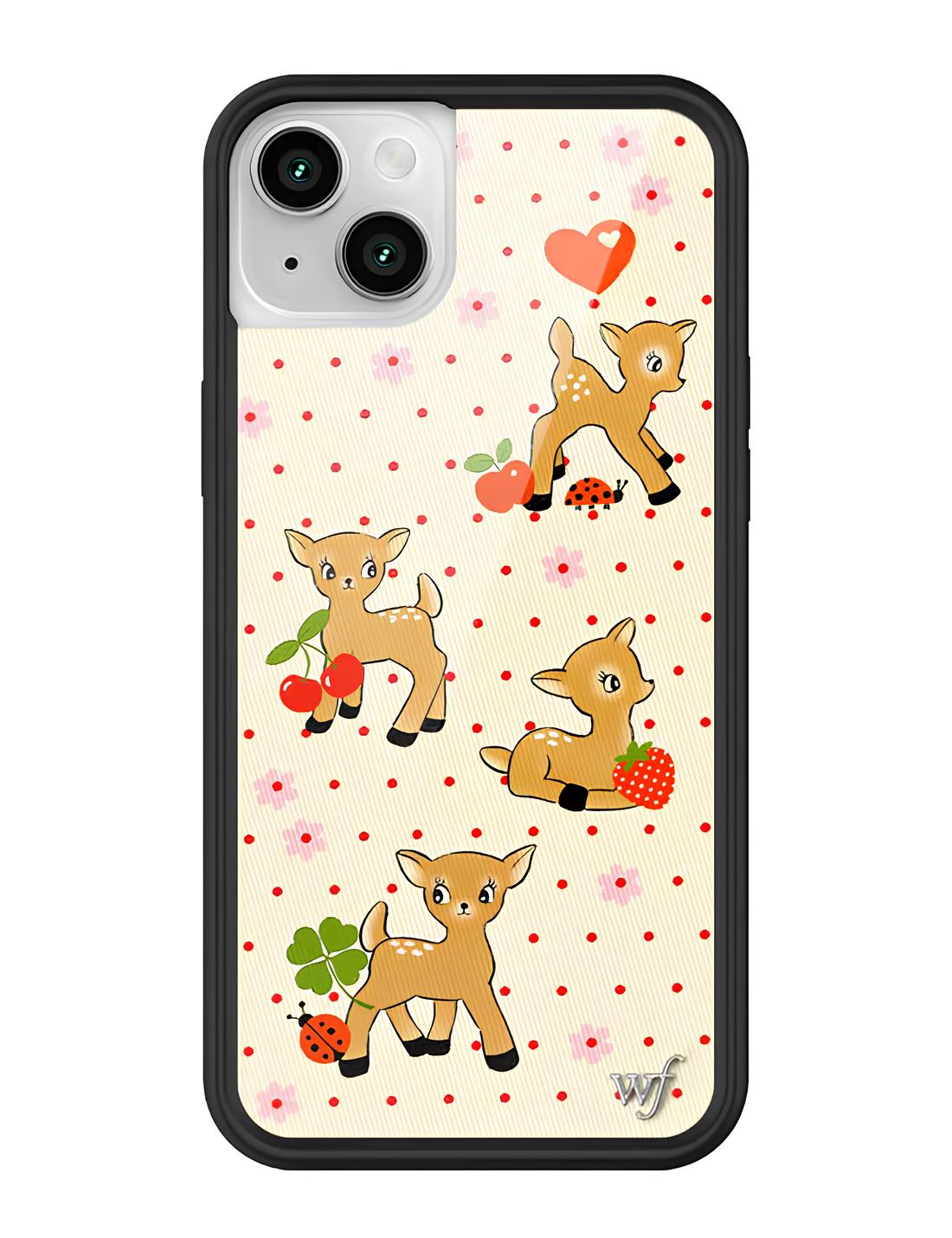 Oh Deer Wildflower iPhone Case