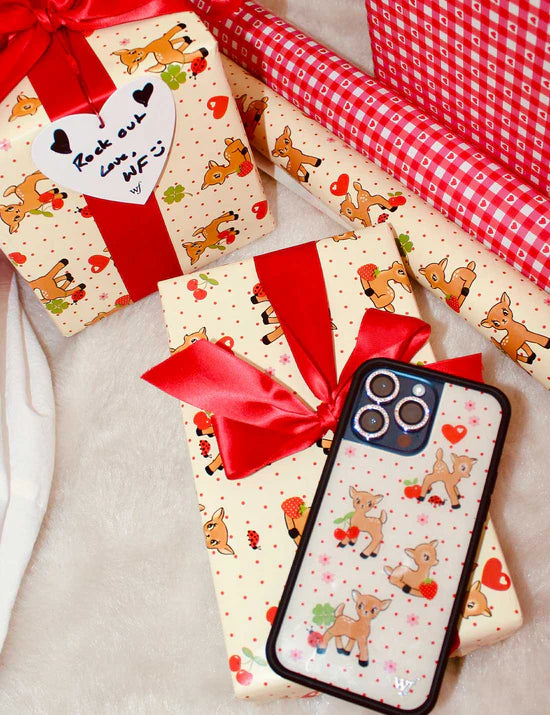 Oh Deer Wildflower iPhone Case