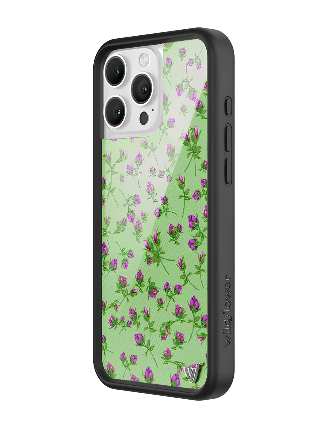 Purple Posie Rosie Wildflower iPhone Case