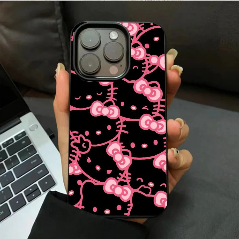Hello Kitty Black Pink Case