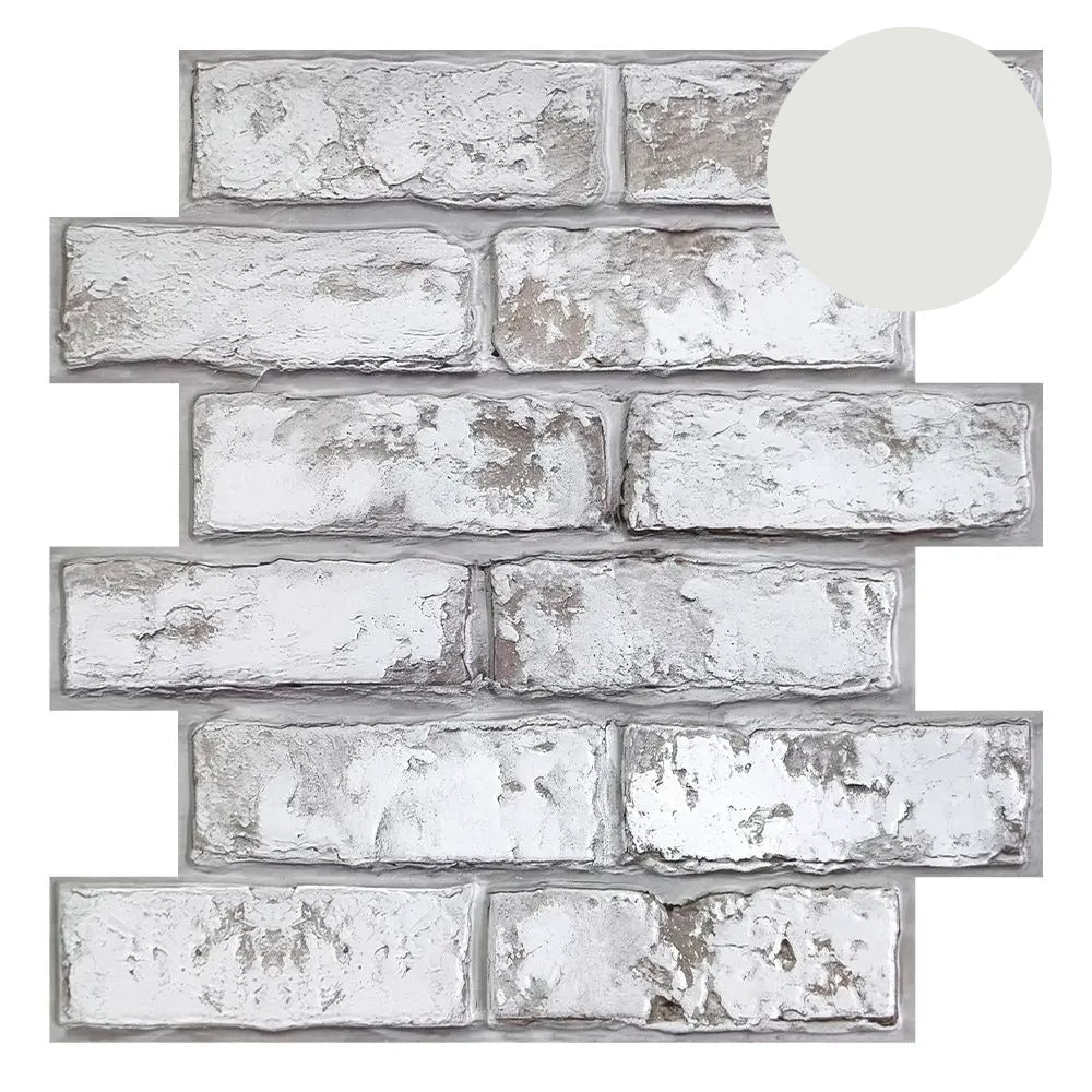 10 Pcs 3D Brick Wall Panels Peel and Stick for Home Decor