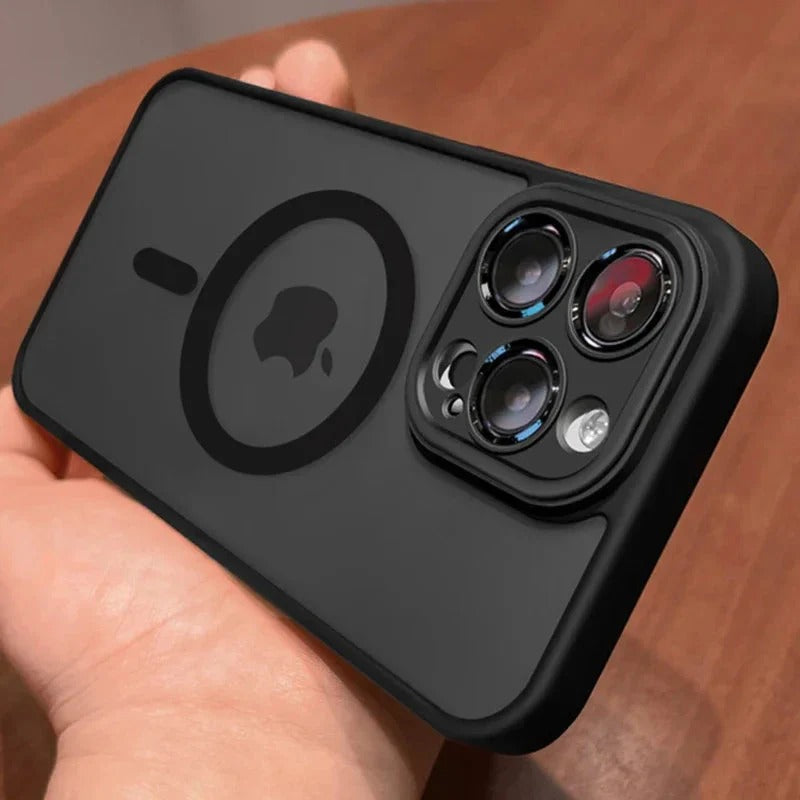 Matte Armor Translucent Phone Case with Wireless Charging