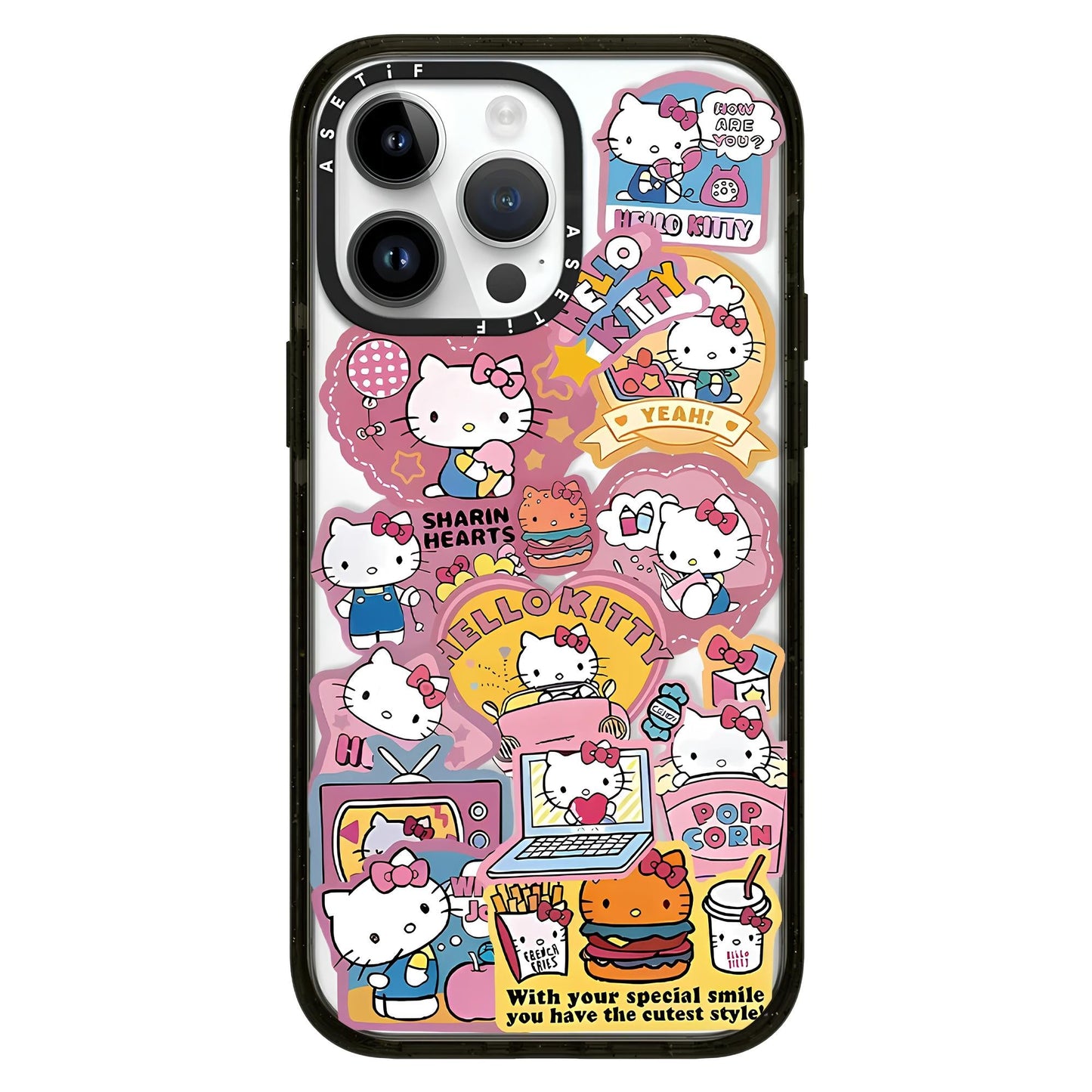 Cartoon Hello Kitty MagSafe iPhone Case Acrylic Shockproof