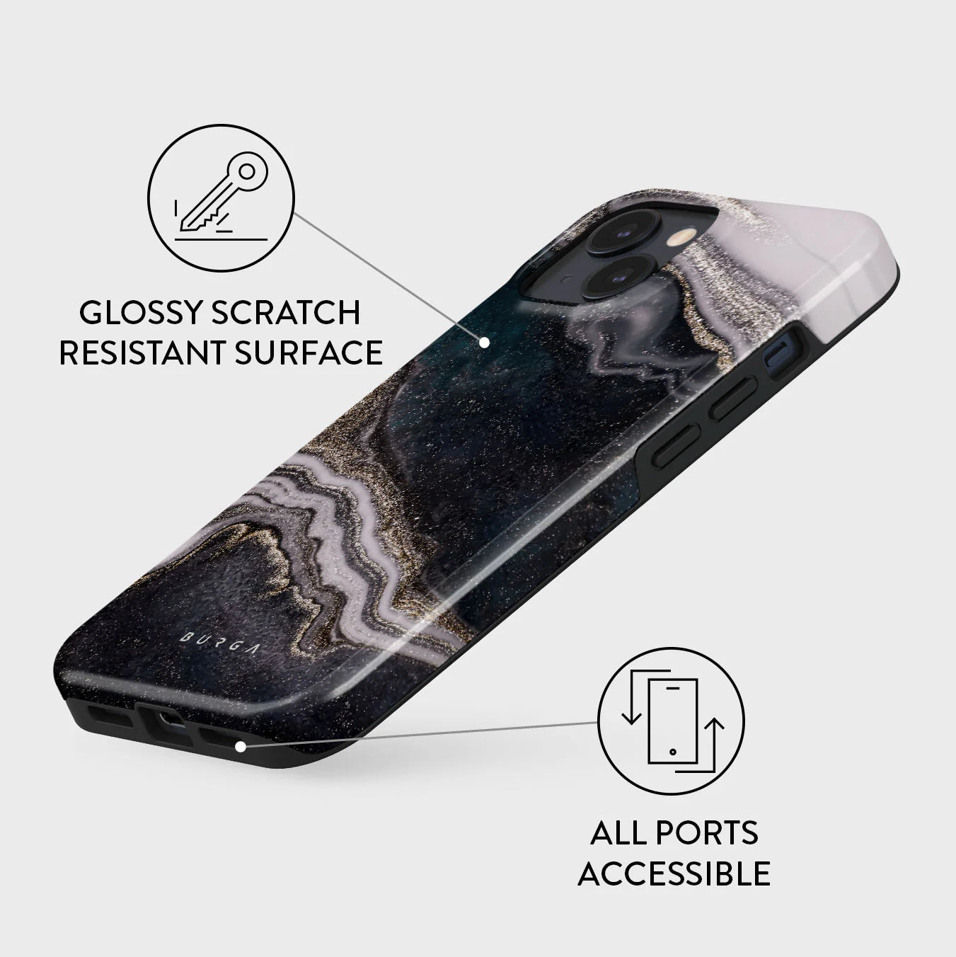 BURGA Phone case - Magic Night - Beautiful