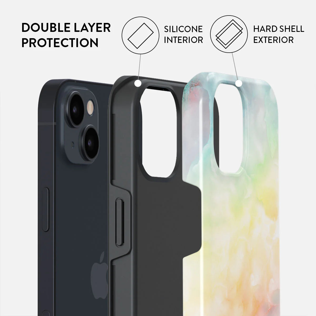 BURGA Phone case - New Flame - Rainbow