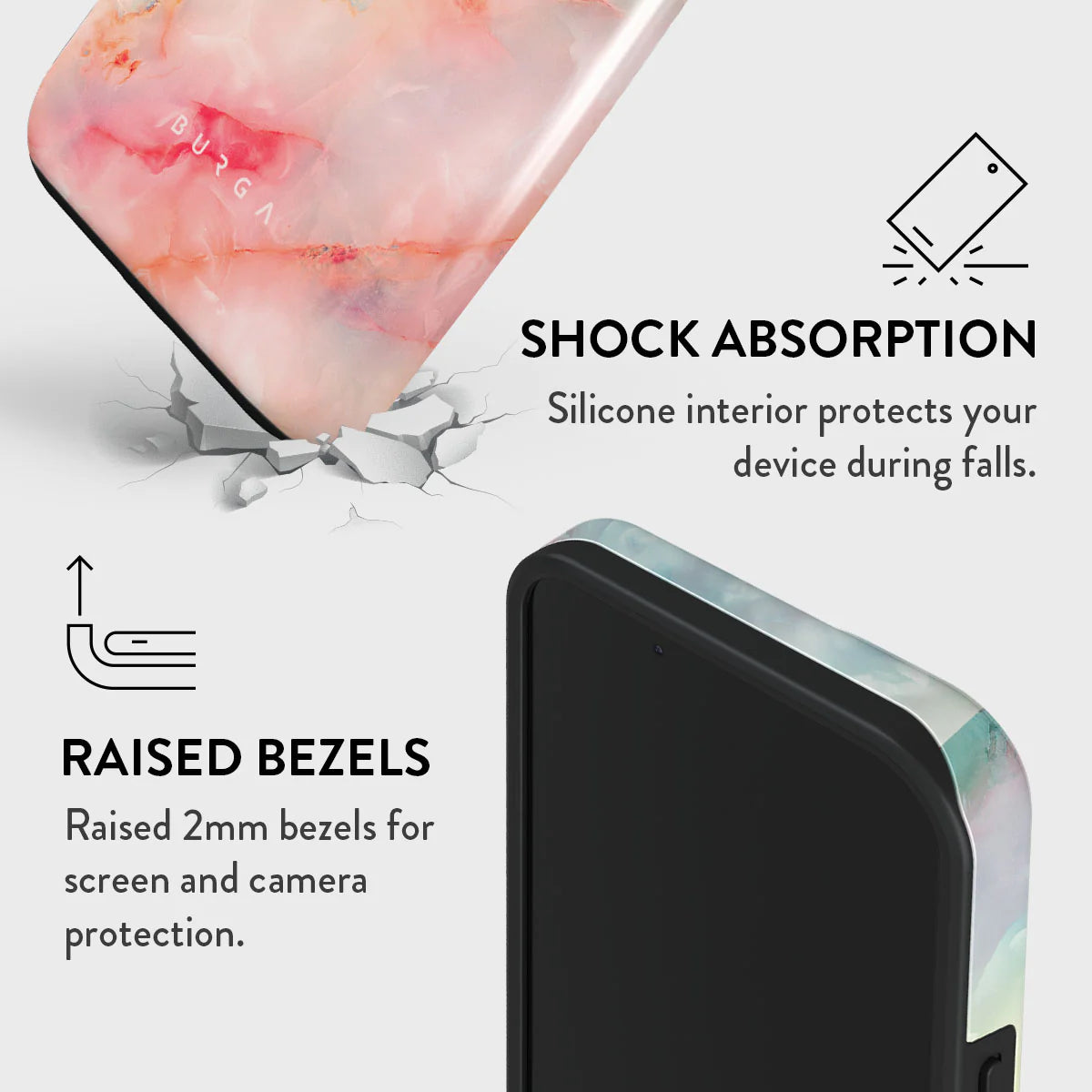 BURGA Phone case - New Flame - Rainbow