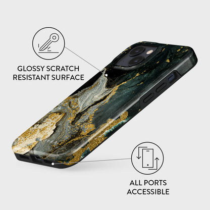 BURGA Phone case - Northern Lights - Marble