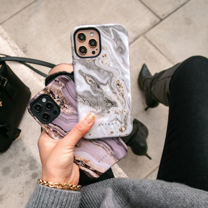 BURGA Phone case - Snowstorm - Grey Marble