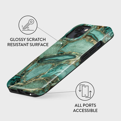 BURGA Phone case - Ubud Jungle - Turquoise