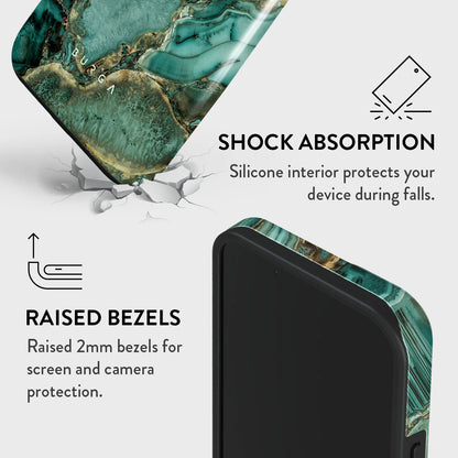 BURGA Phone case - Ubud Jungle - Turquoise