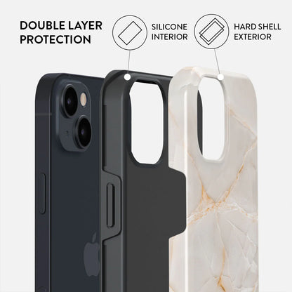 BURGA Phone case - Vanilla Sand - Marble