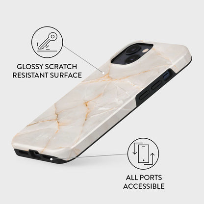 BURGA Phone case - Vanilla Sand - Marble