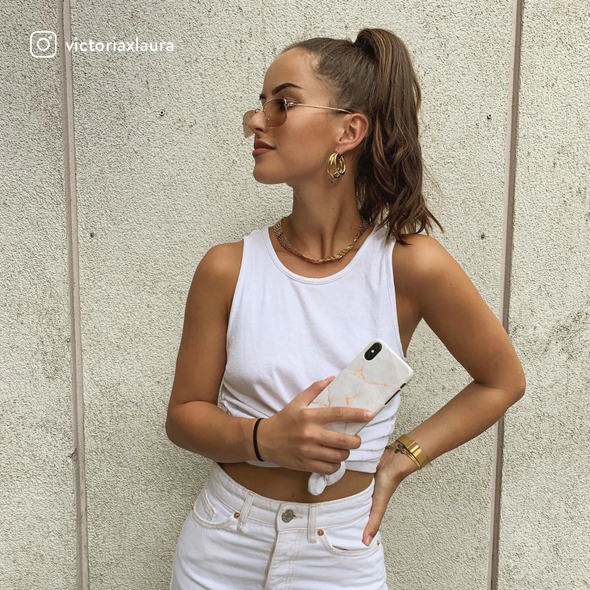 BURGA Phone case - Vanilla Sand - Marble