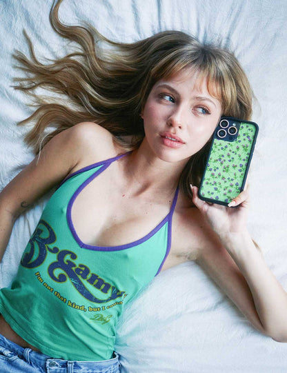 Purple Posie Rosie Wildflower iPhone Case