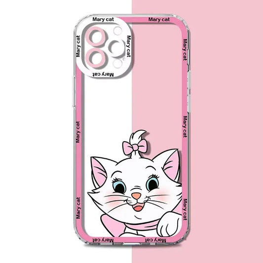 Sanrio Hello Kitty Mary Cat iPhone Cases Clear Silicone Cover