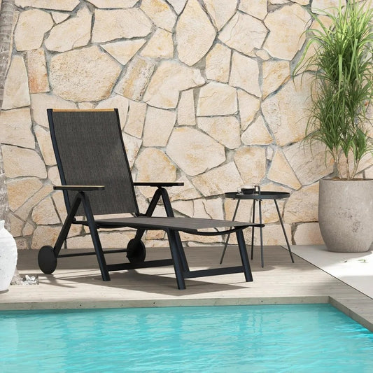 Adjustable Outer Furniture Lounge Chair for Patio and Yard