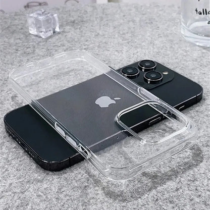 Ultra Thin HD Transparent Case for iPhone Shockproof Cover (A)