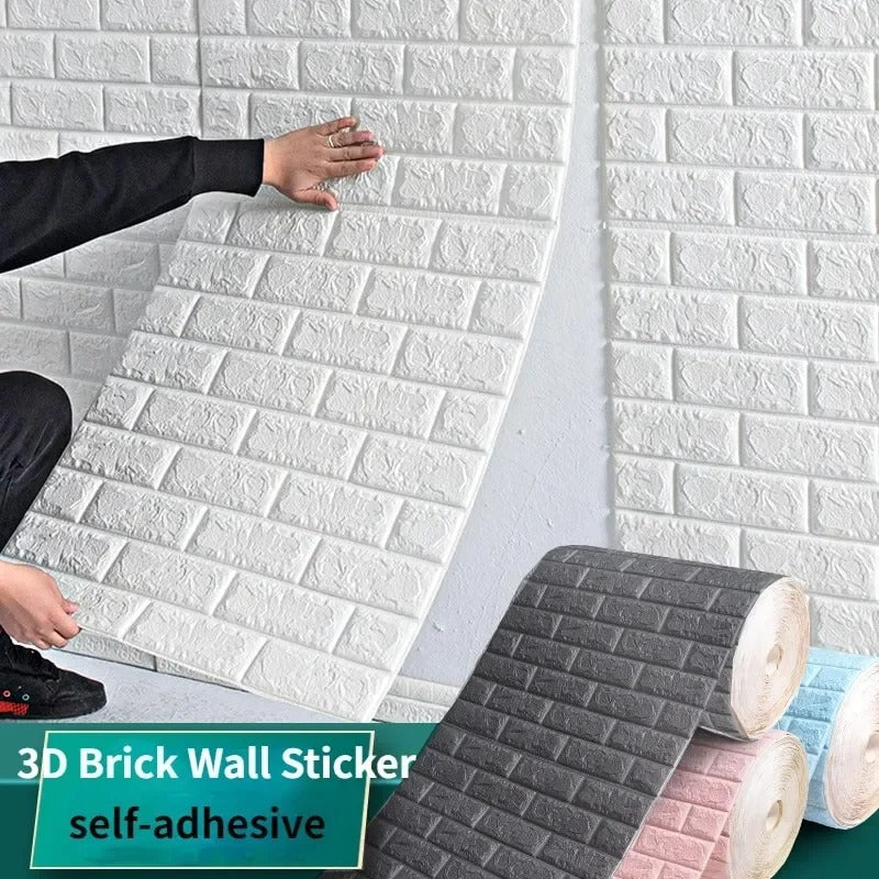 3D Brick Wall Panel Sticker Self Adhesive Foam for Home Decor