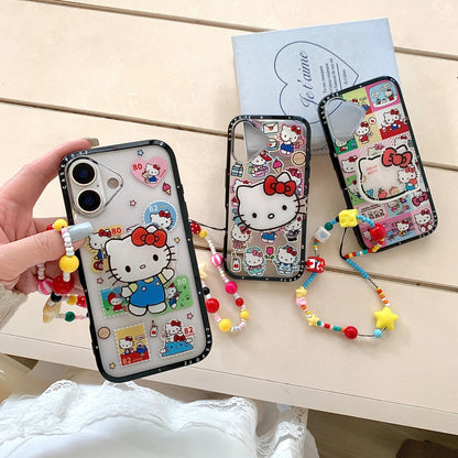 Beaded Hello Kitty Soft Silicone iPhone Cases Cute Designs