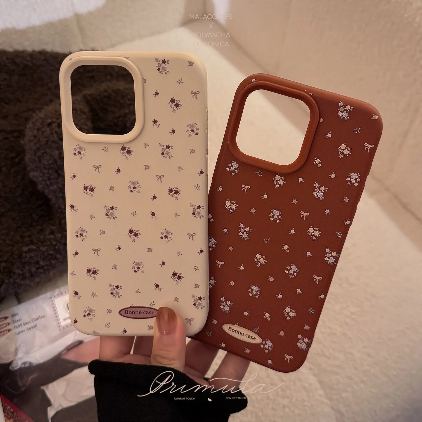 Vintage Flower Case for iPhone – Shockproof Random Cases(A)