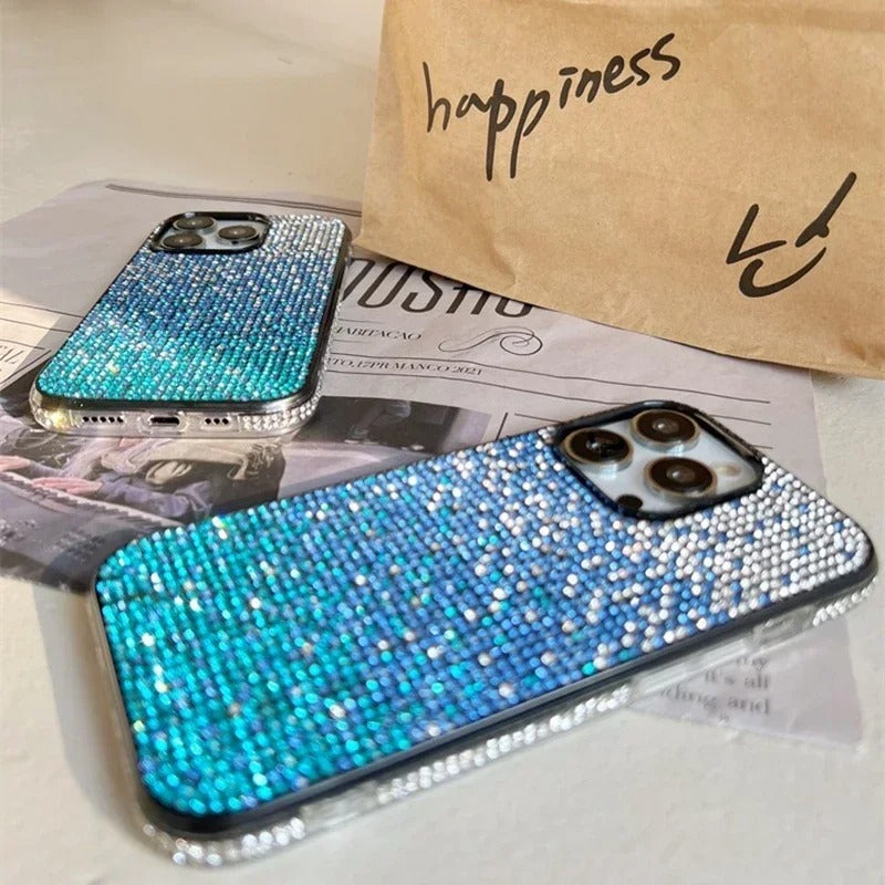 Luxury Shiny Diamond Bumper Frame iPhone Case (A)