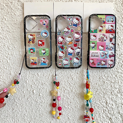 Beaded Hello Kitty Soft Silicone iPhone Cases Cute Designs