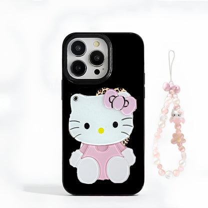 Hello Kitty Leopard Heart iPhone Cases Soft Silicone