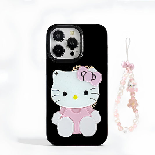 Hello Kitty Leopard Heart iPhone Cases Soft Silicone